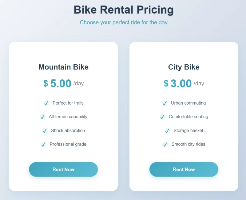 Rent bike